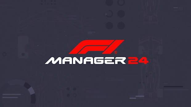 F1 Manager 2024 header showing the game's logo on a grey background.